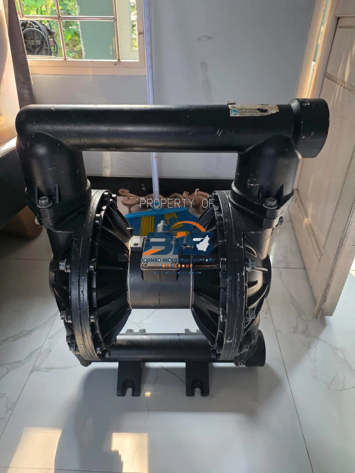 Air operated diaphragm pump siap dipakai untuk pengurasan tangki dan dewatering