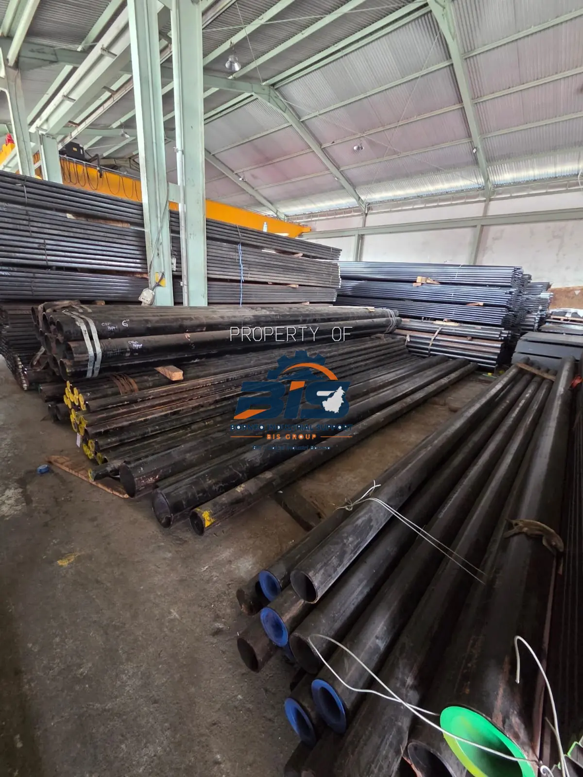 Stok pipa dan besi baja untuk pengadaan material industri