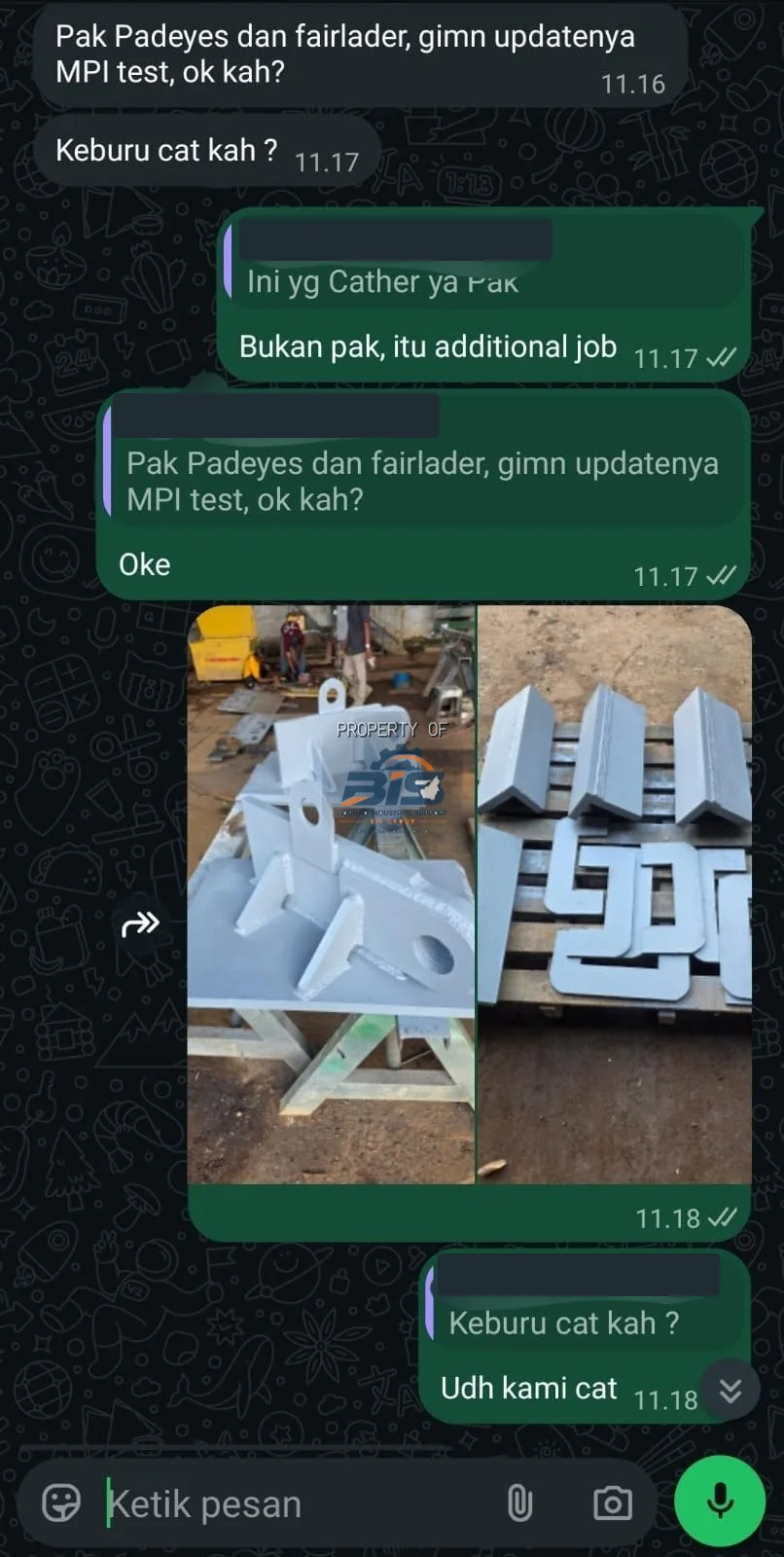 Lolos uji MPI, dicat — tangkapan layar transaksi, identitas disamarkan